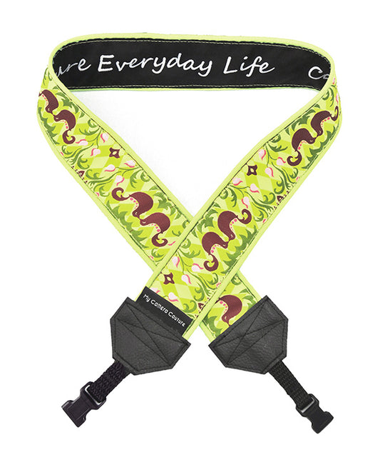 Lime Birdies DSLR Strap