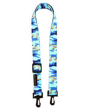 Blue Cammo Small Bag Strap